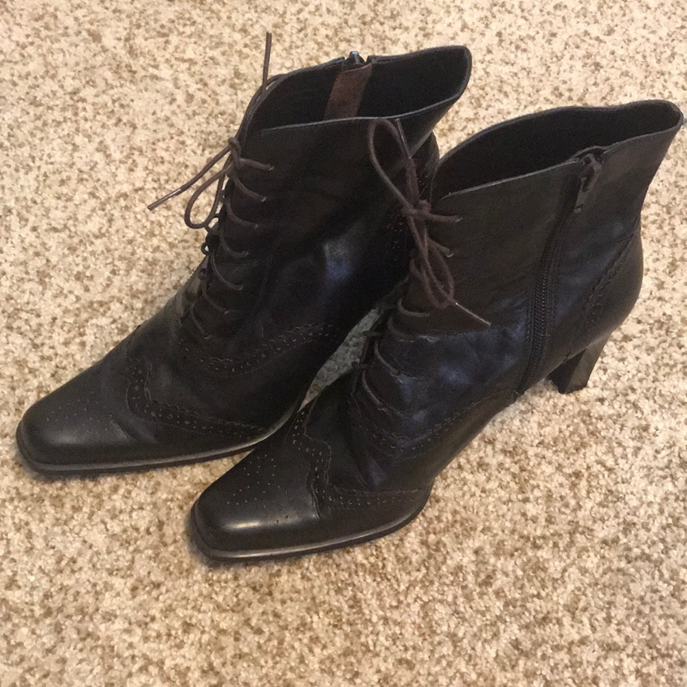 Ankle Leather Boot